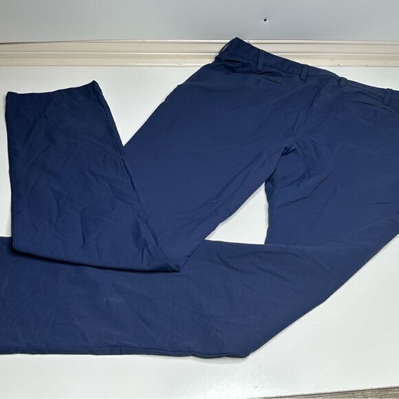 Vineyard Vines On-The Go Navy Athleisure Performance Pants in Size 40W x 38L - Picture 4 of 8